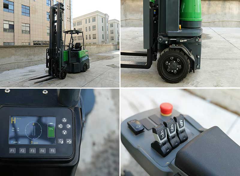 Hicoda CVDP electric articulated forklift details